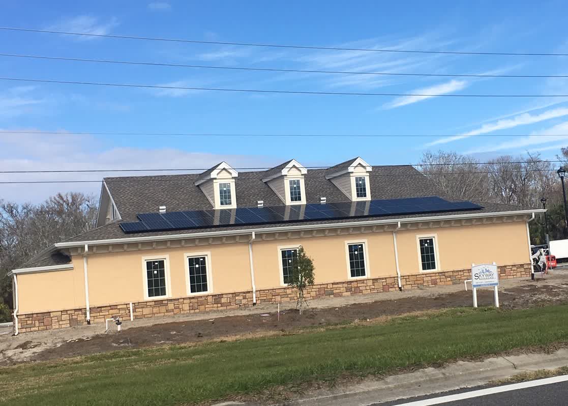 Solar-Fit array on the Verhagen office building