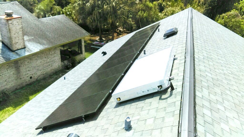 Solar electric and water heating · Port Orange, a Solar-Fit install